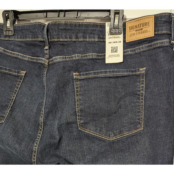 Levi Strauss Signature Gold Jeans Women's W38 x L28 Shaping High Rise Skinny New - Picture 8 of 12